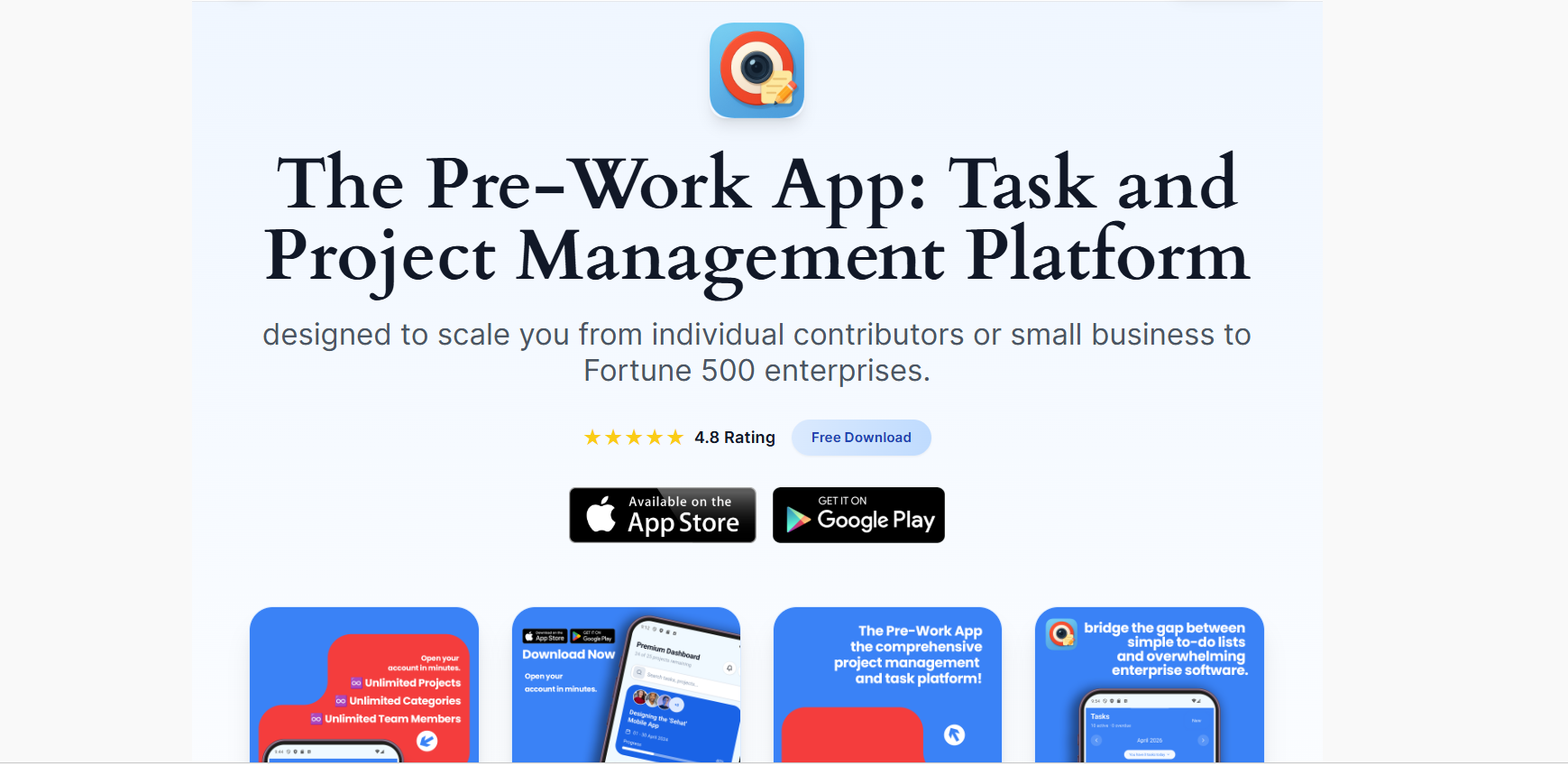 The Pre-Work App
